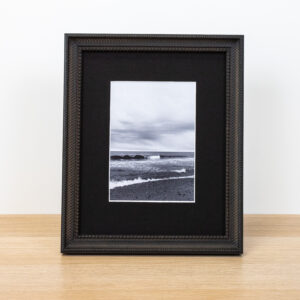 Break, Nauset Beach - 12.5 x 10.5 Black Decorative Frame