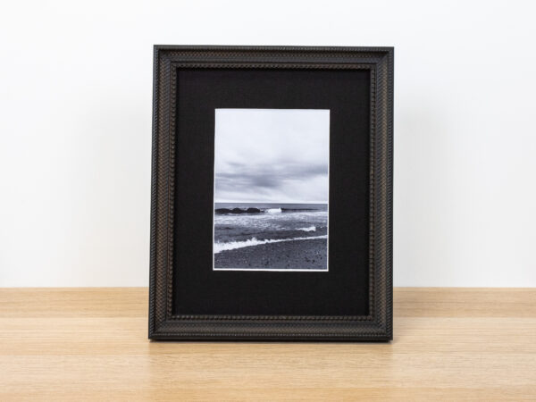 Break, Nauset Beach - 12.5 x 10.5 Black Decorative Frame