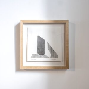 Drawing XXXVI - 11.5 x 11.5" Maple Frame